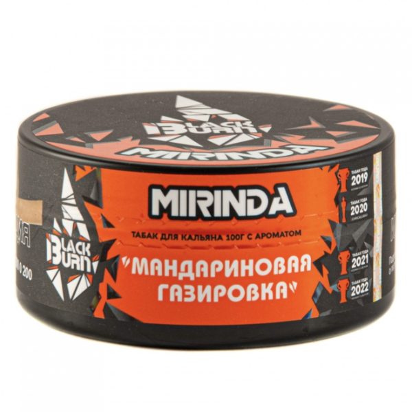 Табак для кальяна Black Burn — Mirinda (Мандариновая газировка) 100гр фото