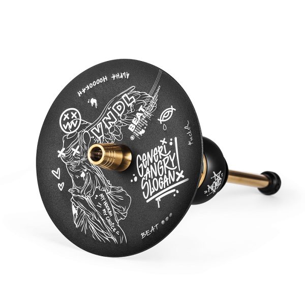Кальян Alpha Hookah Beat Set Vandal Black (прозрачная колба) - 35 см фотография 3
