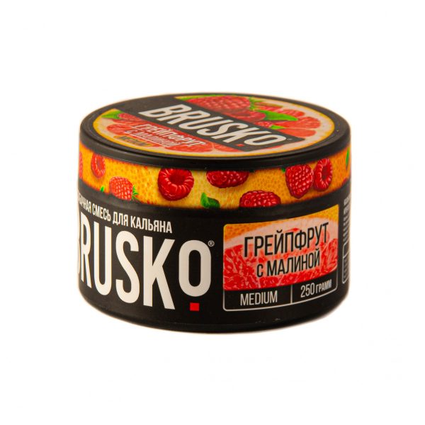 Бестабачная смесь для кальяна Brusko Medium – Грейпфрут с малиной 250гр фото