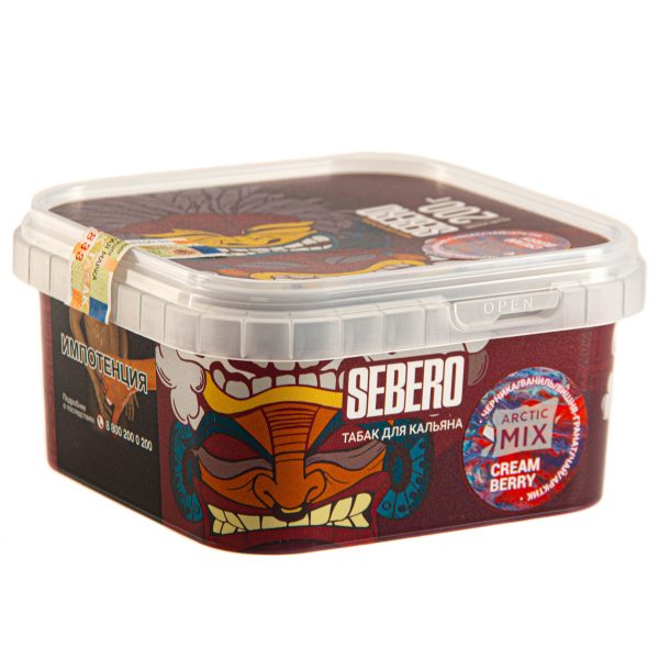 Табак для кальяна Sebero — Arctic Mix Cream berry 200гр фото