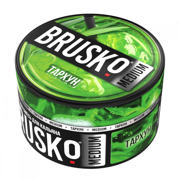 Бестабачная смесь для кальяна Brusko Medium – Тархун 250гр фото