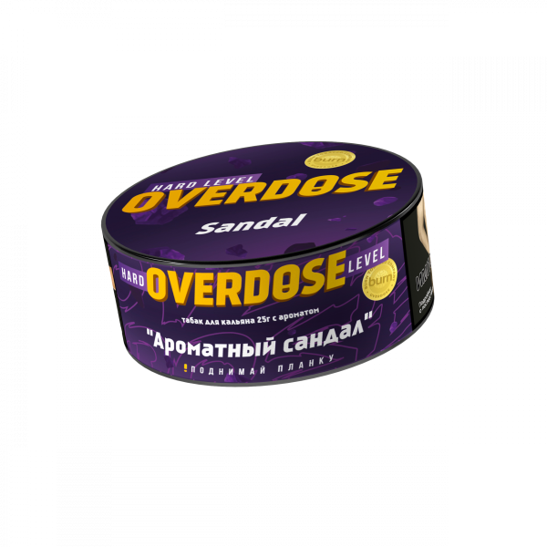 Табак для кальяна Overdose - Sandal (Ароматный Сандал) 25гр фото