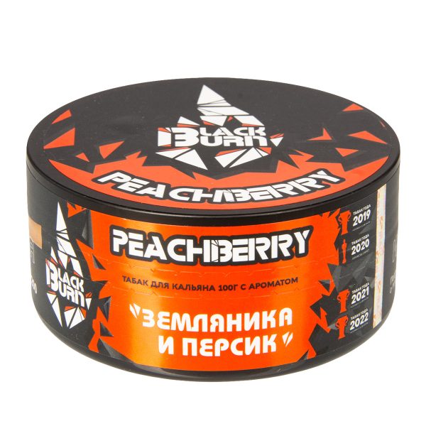 Табак для кальяна Black Burn - Peachberry (Земляника и Персик) 100гр фото