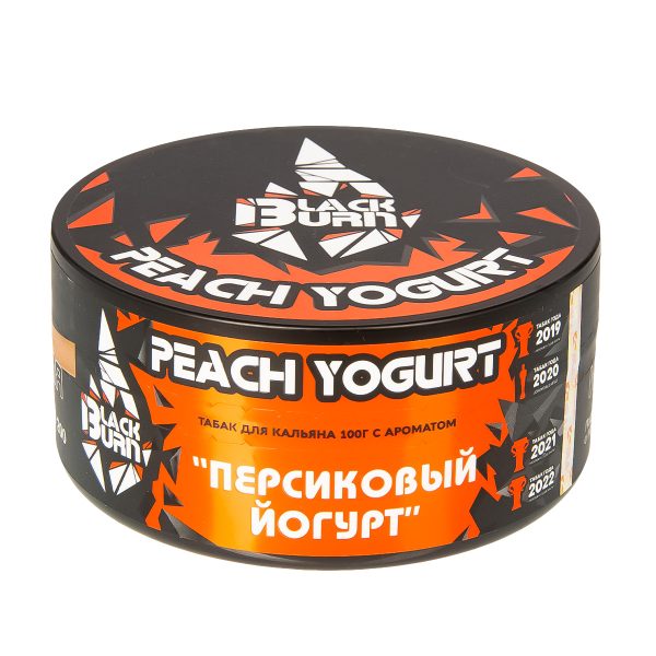 Табак для кальяна Black Burn — Peach Yogurt (Персиковый йогурт) 100гр фото