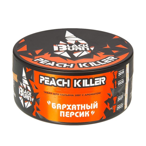Табак для кальяна Black Burn - Peach Killer (Персик) 100гр фото