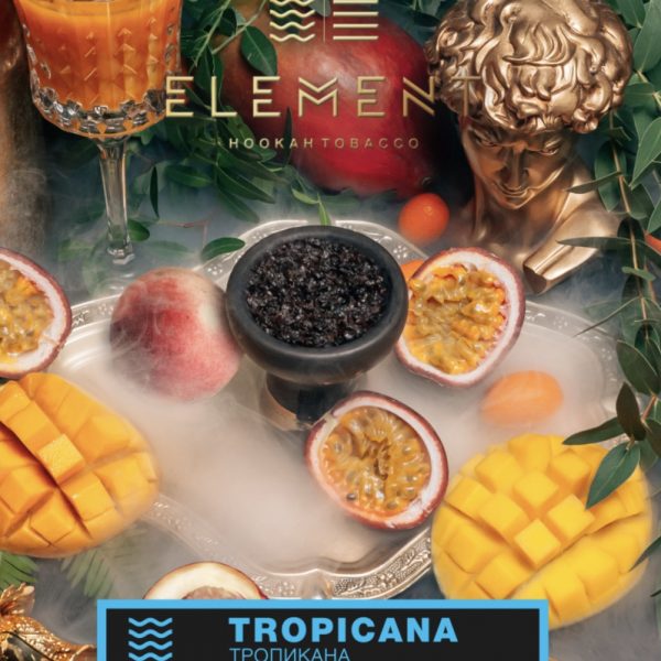 Табак для кальяна Element Вода - Tropicana NEW (Тропикана) 25гр фото