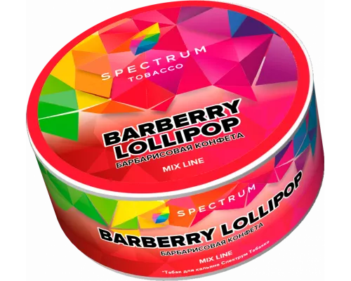 Табак для кальяна Spectrum Mix Line - Barberry Lollipop (Барбарисовая конфета) 25гр фото