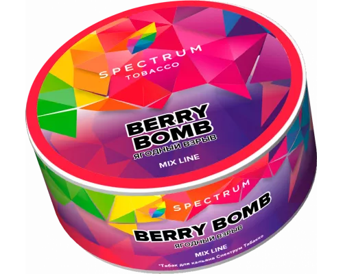 Табак для кальяна Spectrum Mix Line - Berry Bomb (Ягодный взрыв) 25гр фото