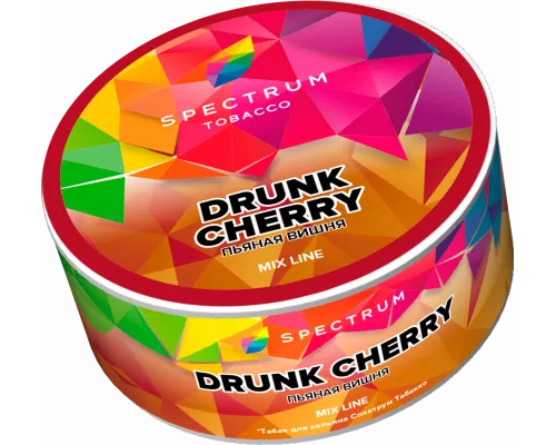 Табак для кальяна Spectrum Mix Line - Drunk Cherry (Пьяная вишня) 25гр фото