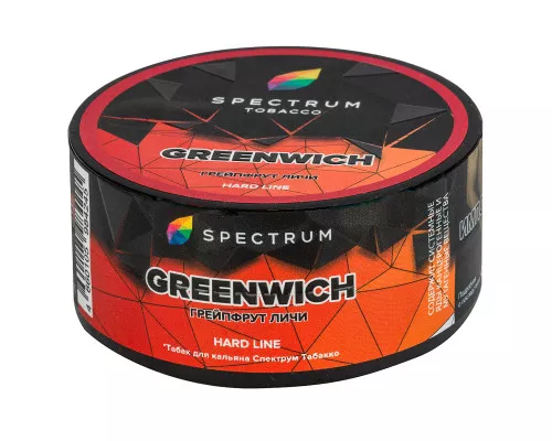 Табак для кальяна Spectrum Hard - Greenwich (Грейпфрут с личи) 25гр фото