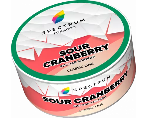 Табак для кальяна Spectrum Classic - Sour Cranberry (Кислая клюква) 25гр фото