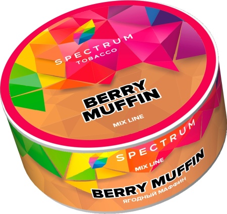Табак для кальяна Spectrum Mix Line - Berry muffin (Ягодный маффин) 25гр фото