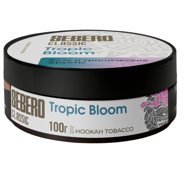 Табак для кальяна Sebero Classic — Tropic Bloom (Роза и Тропические Фрукты) 100гр фото