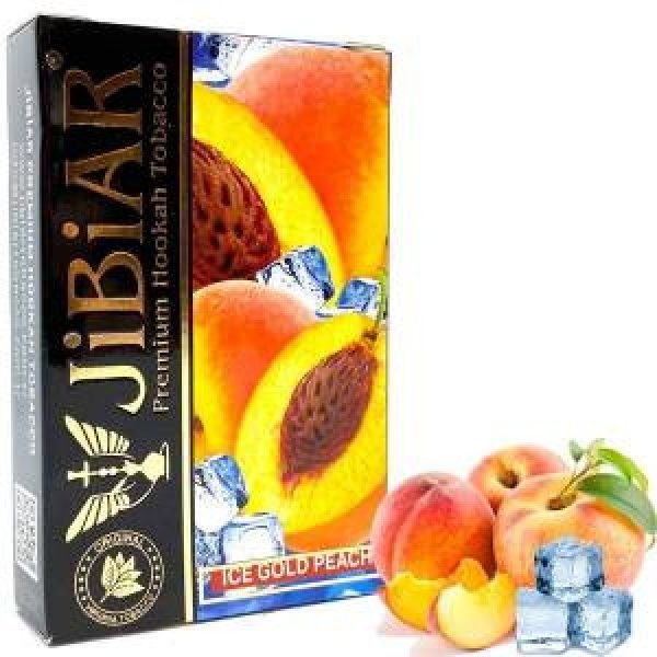 Табак для кальяна Jibiar - Ice Gold Peach (Ледяной Золотой Персик) 50гр фото