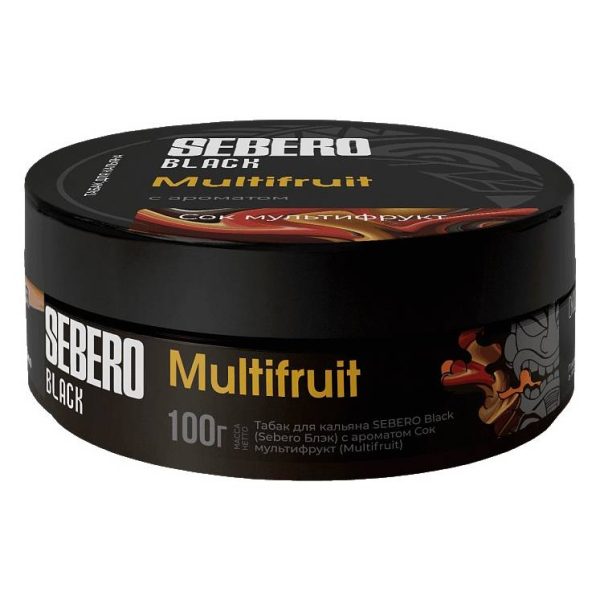 Табак для кальяна Sebero Black - Multifruit (Сок Мультифрукт) 100гр фото