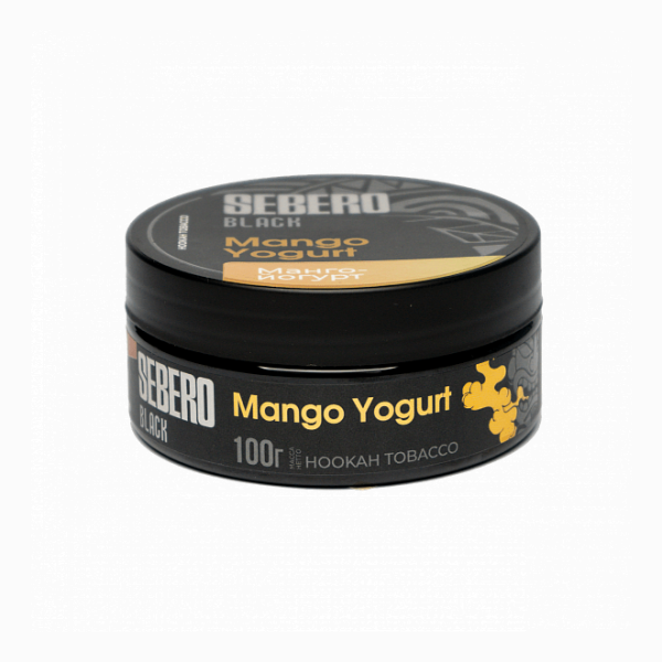 Табак для кальяна Sebero Black - Mango Yogurt (Манговый Йогурт) 100гр фото