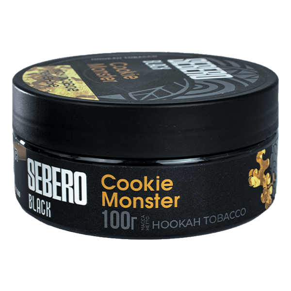 Табак для кальяна Sebero Black - Cookie Monster (Кокосовое Печенье) 100гр фото