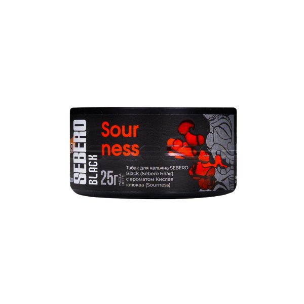 Табак для кальяна Sebero Black - Sourness (Кислая клюква) 25гр фото