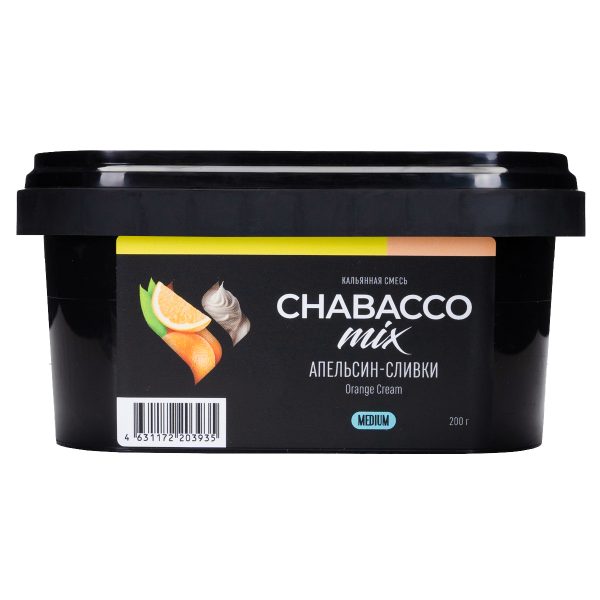 Cмесь для кальяна Chabacco mix - Orange cream (Апельсин Сливки) 200гр фото