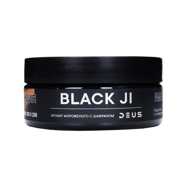 Табак для кальяна DEUS - Black Ji (Мороженое с шафраном) 100гр фото