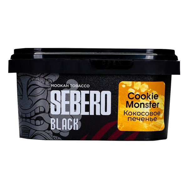 Табак для кальяна Sebero Black - Cookie Monster (Кокосовое печенье) 200гр фото