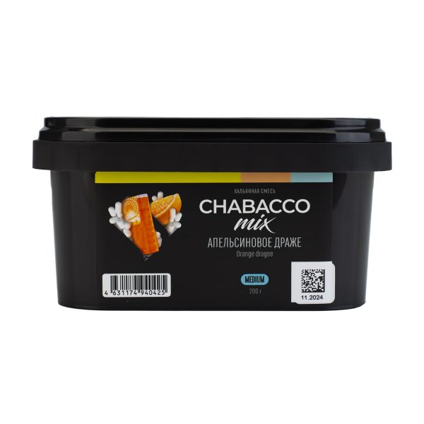 Cмесь для кальяна Chabacco mix - Orange dragee (Апельсиновое драже) 200гр фото