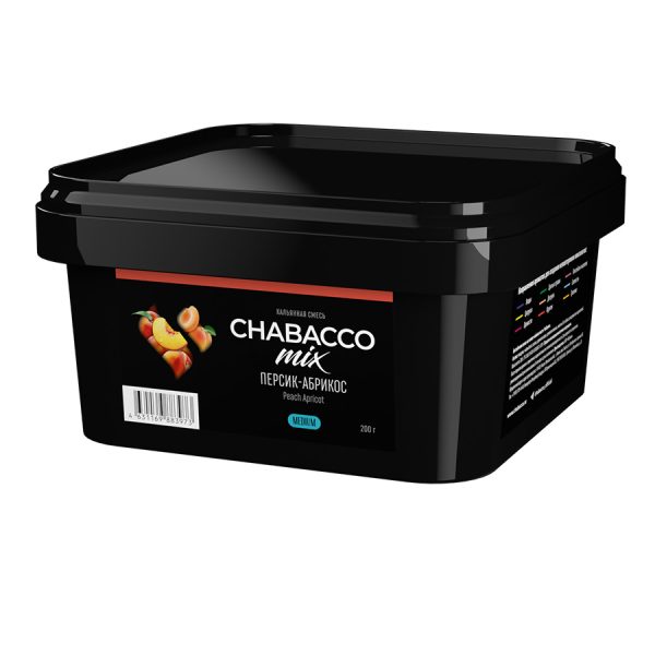 Cмесь для кальяна Chabacco mix - Peach Apricot (Персик Абрикос) 200гр фото