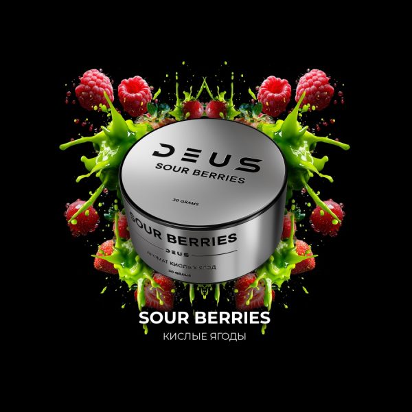 Табак для кальяна DEUS - Sour Berries (Кислые ягоды) 30гр фото