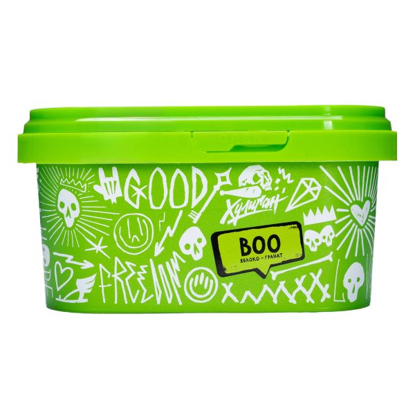 Табак для кальяна Хулиган - Boo (Яблоко с гранатом) 200гр фото