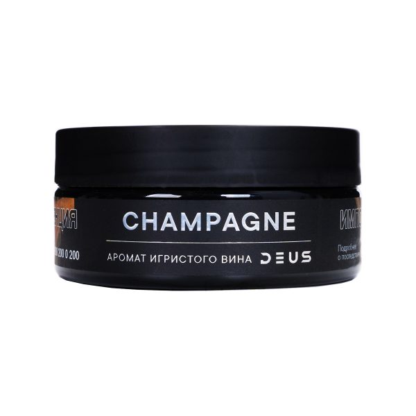 Табак для кальяна DEUS - Champagne (Шампанское) 100гр фото