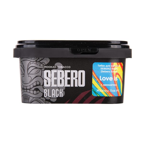 Табак для кальяна Sebero Black - Love Is (Жвачка Лов Ис) 200гр фото