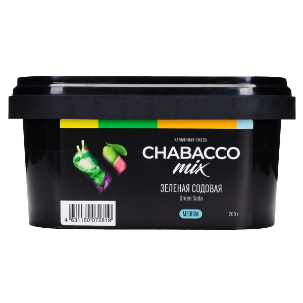 Cмесь для кальяна Chabacco mix - Green Soda (Зеленая содовая) 200гр фото