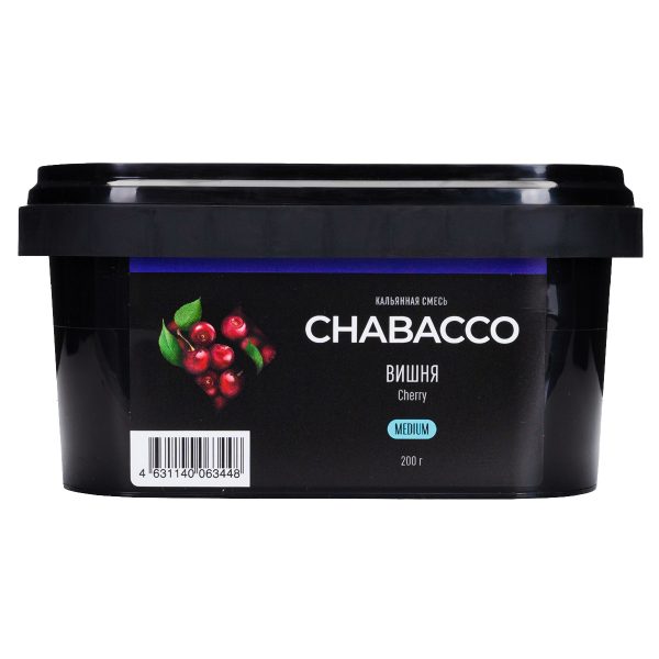 Бестабачная смесь для кальяна Chabacco Medium -  Cherry (Вишня) 200гр фото
