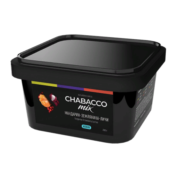 Cмесь для кальяна Chabacco mix - Tangerine Strawberry Lychee (Мандарин земляника личи) 200гр фото