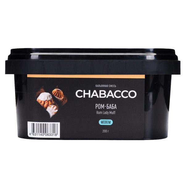Бестабачная смесь для кальяна Chabacco Medium - Rum Lady Muff (Ром – Баба) 200гр фото