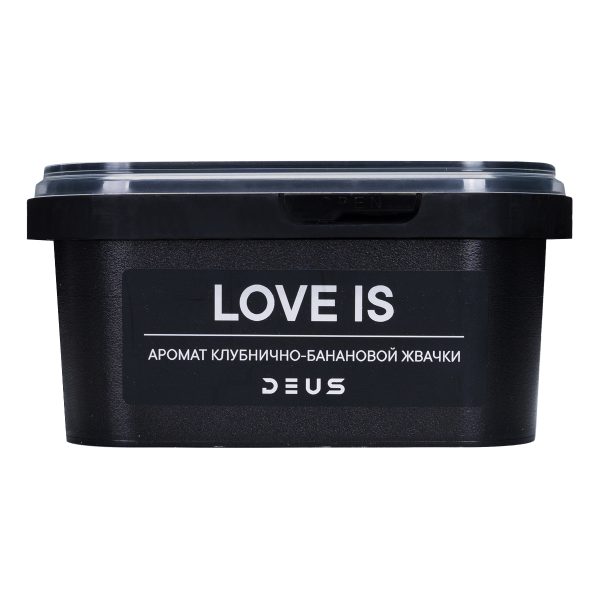 Табак для кальяна DEUS — Love Is (Клубнично банановая жвачка) 250гр фото
