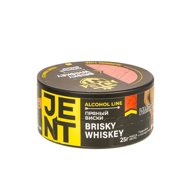 Табак для кальяна JENT - Brisky Whiskey (Пряный виски) 25гр фото